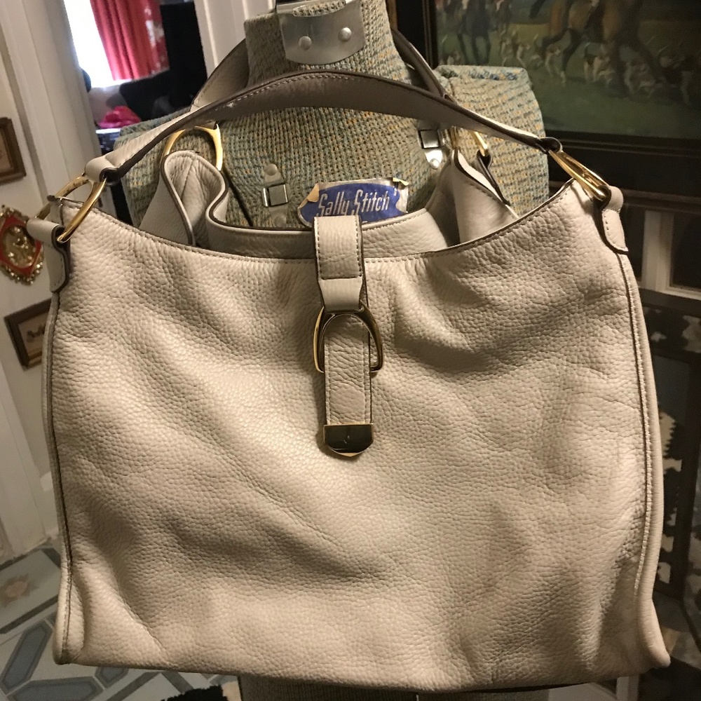 Vintage leather handbag